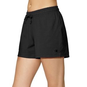 5" Black shorts by Champion